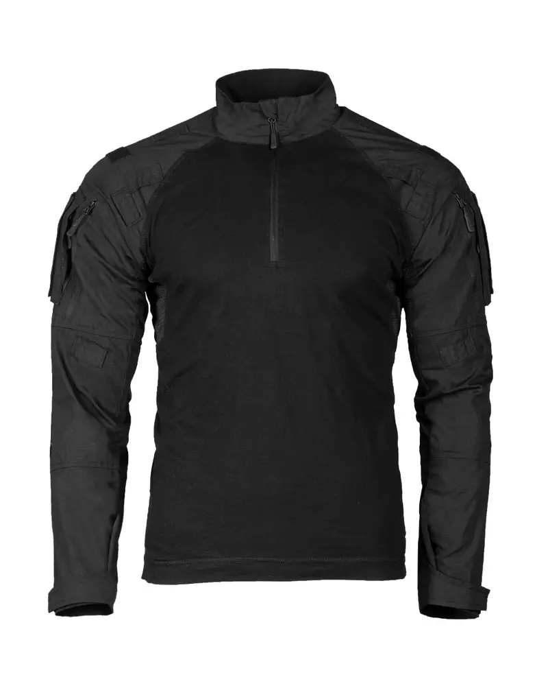 Mil-Tec Feldhemd Tactical 2.0 Schwarz - Camisa Táctica Profesional Negro