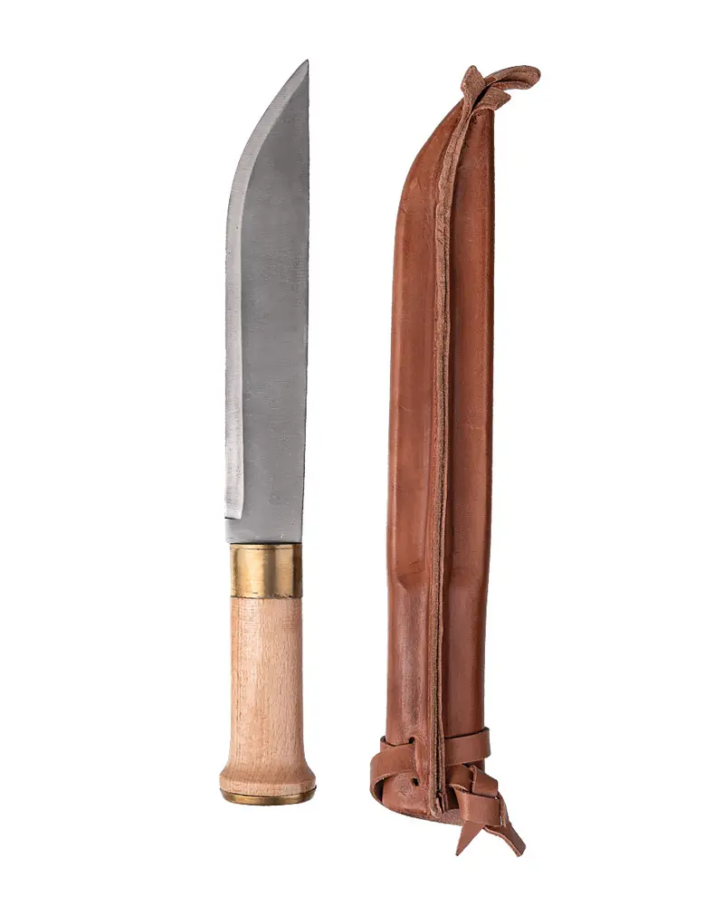 Mil-Tec Finnenmesser 35 cm - Cuchillo Finlandés Tradicional de Supervivencia
