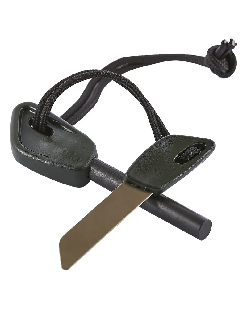 Mil-Tec Fire Flash Pro Wildo Oliv - Encendedor de Supervivencia Militar Ultraligero