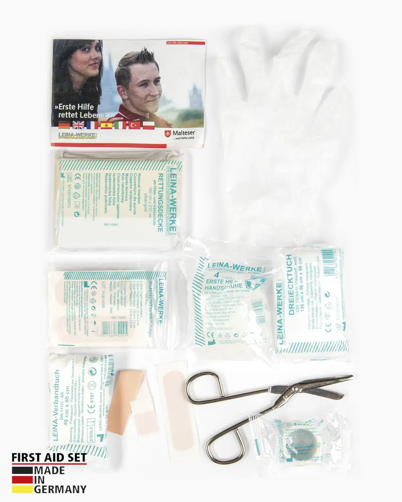 Mil-Tec First Aid Set Leina Botiquín de Primeros Auxilios 25 Piezas Compacto