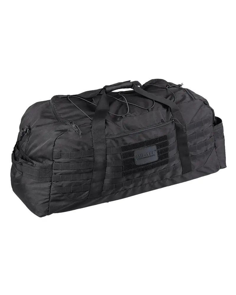 Mil-Tec Fliegertasche Combat LG Negra - Mochila Táctica Gran Capacidad