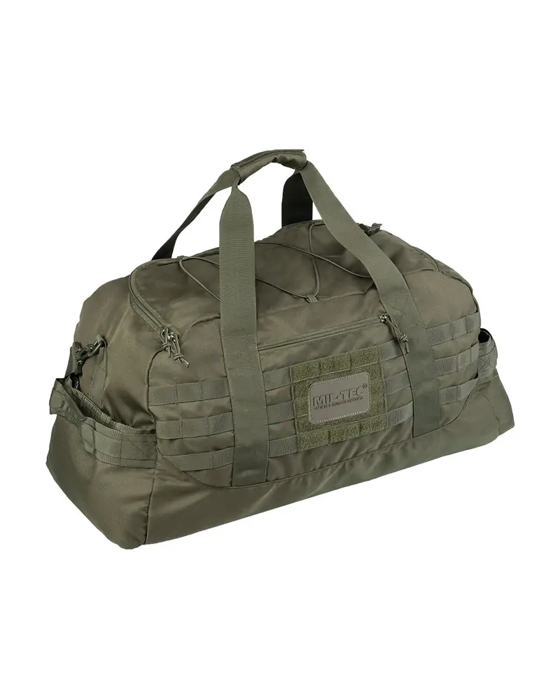 Mil-Tec Fliegertasche Combat Med Oliv - Bolsa Táctica Militar Verde Oliva