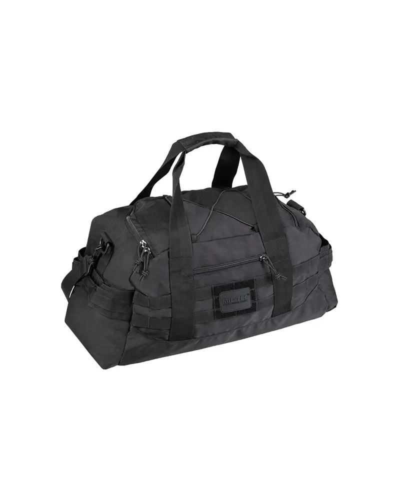 Mil-Tec Fliegertasche Combat SM Negra - Bolsa Táctica Militar Compacta