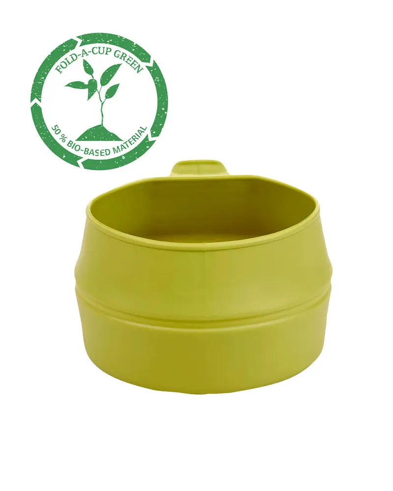 Mil-Tec Fold-A-Cup Green Vaso Plegable 200ml Ultraligero para Outdoor