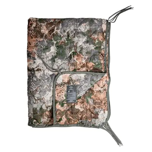 Mil-Tec Forro de poncho antidesgarros, ligero, portátil, duradero, de poliéster, versátil, se puede utilizar como manta de peluche, colchoneta, saco de dormir, bolsa de transporte en