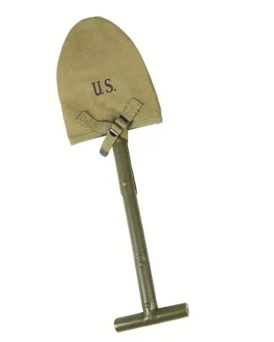 Mil-Tec Funda Pala Militar US T-Spatenhülle M10 Khaki Reproducción Auténtica