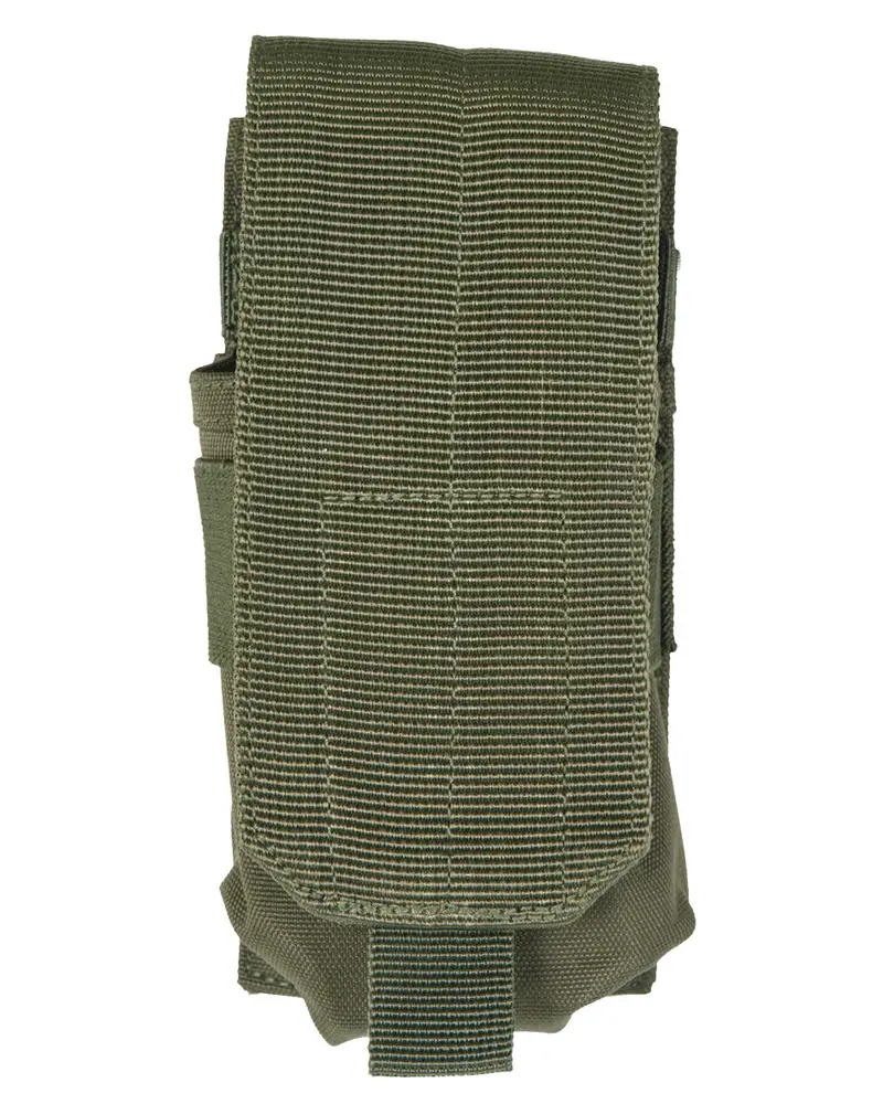 Mil-Tec Funda Portacargador M4/M16 Single Color Oliva Militar MOLLE