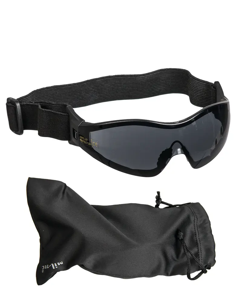 Mil-Tec Gafas Protectoras Smoke - Protección Ocular Táctica Militar