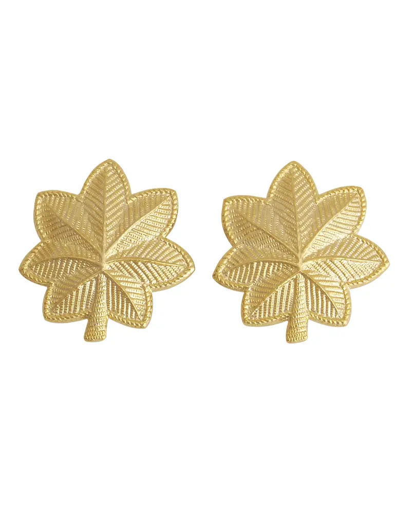 Mil-Tec Galones US Rangabz Major Gold - Par de Insignias Militares Doradas