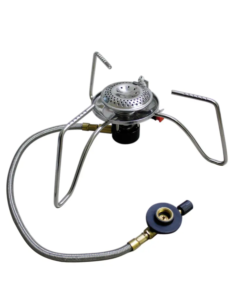 Mil-Tec Gaskocher M.Schlauch - Hornillo de Gas Portátil con Manguera 279g