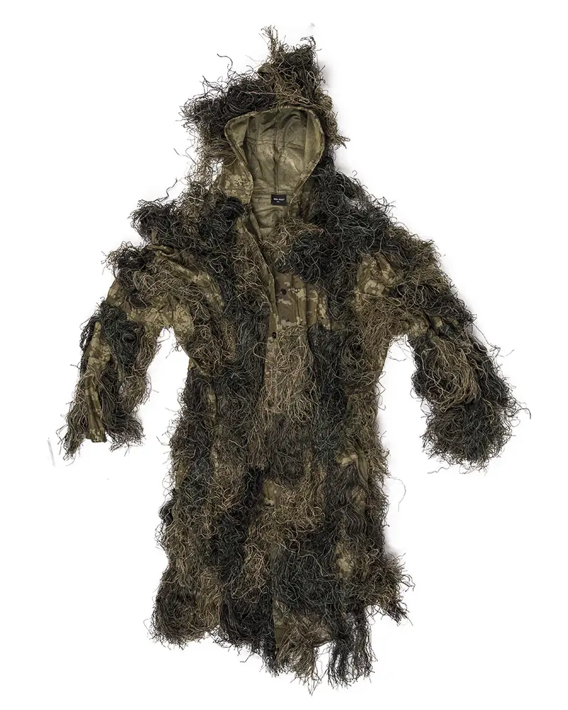 Mil-Tec Ghillie Parka Anti Fire W/L - Chaqueta Táctica Ignífuga de Camuflaje