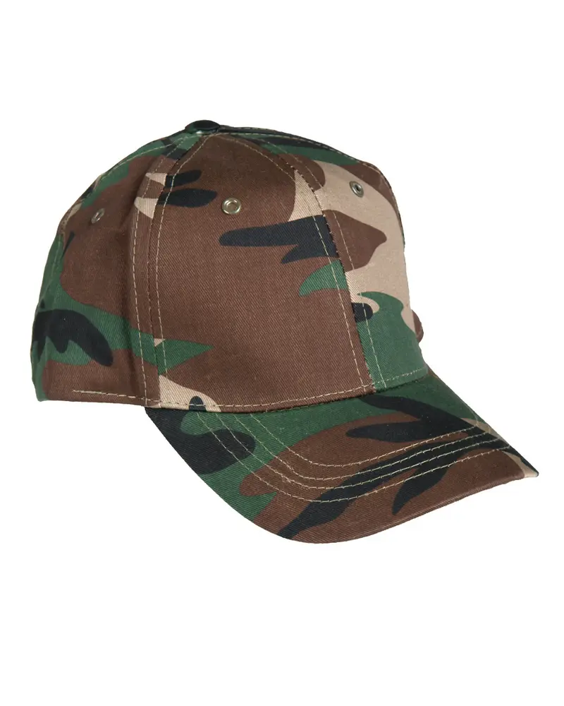 Mil-Tec Gorra Béisbol Infantil US Baseball Cap Kids Woodland Camuflaje