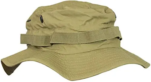 Mil-Tec Gorra Boonie Británica con Protector de Cuello Coyote Talla M