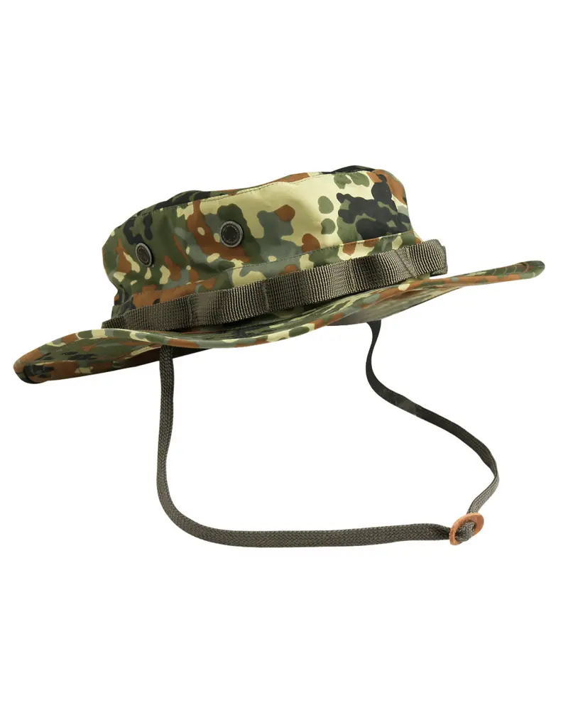 Mil-Tec Gorra Boonie Trilaminada Flecktarn - Sombrero Militar Impermeable