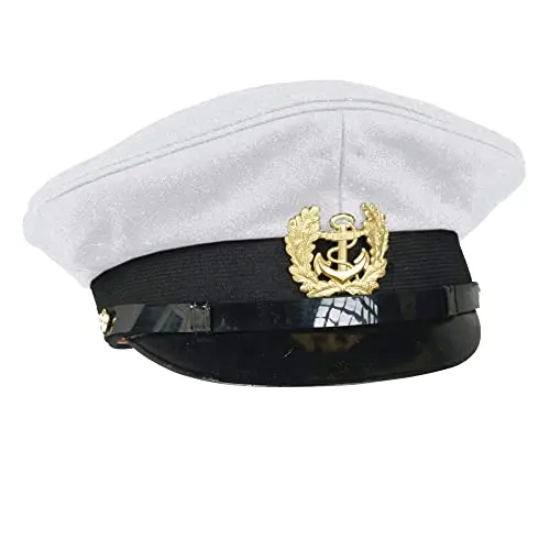 Mil-Tec Gorra Marinera Militar Blanca - Schirmmütze Marine Alemana Oficial