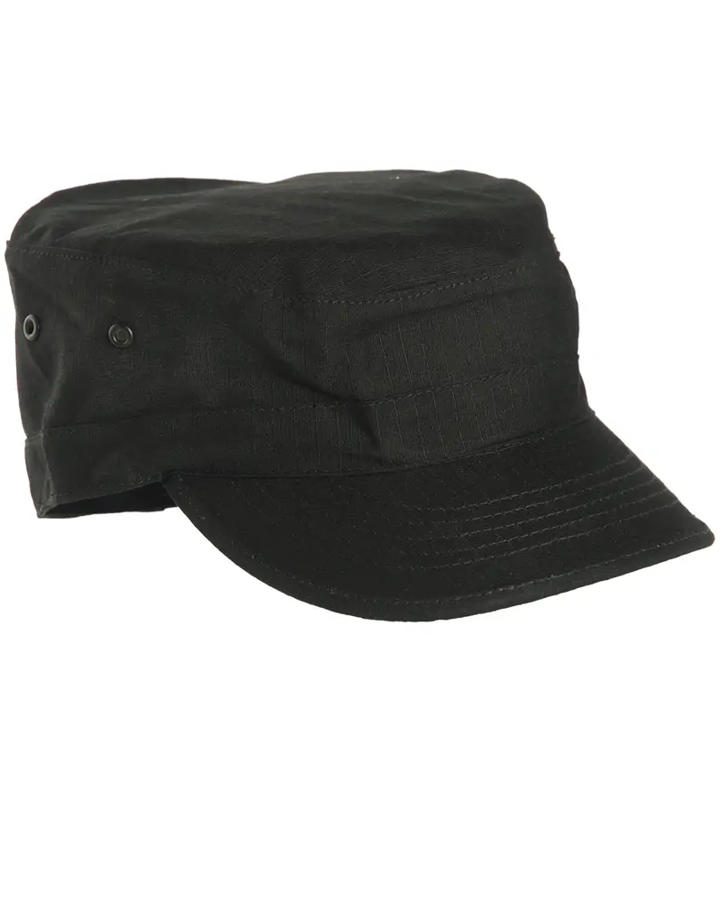 Mil-Tec Gorra Militar BDU Feldmütze R/S Negra - Estilo Táctico Profesional