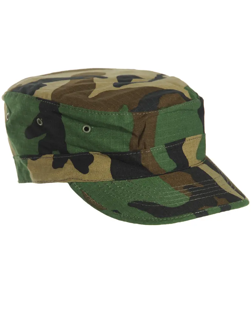 Mil-Tec Gorra Militar BDU Woodland - Gorra Táctica Camuflaje Bosque