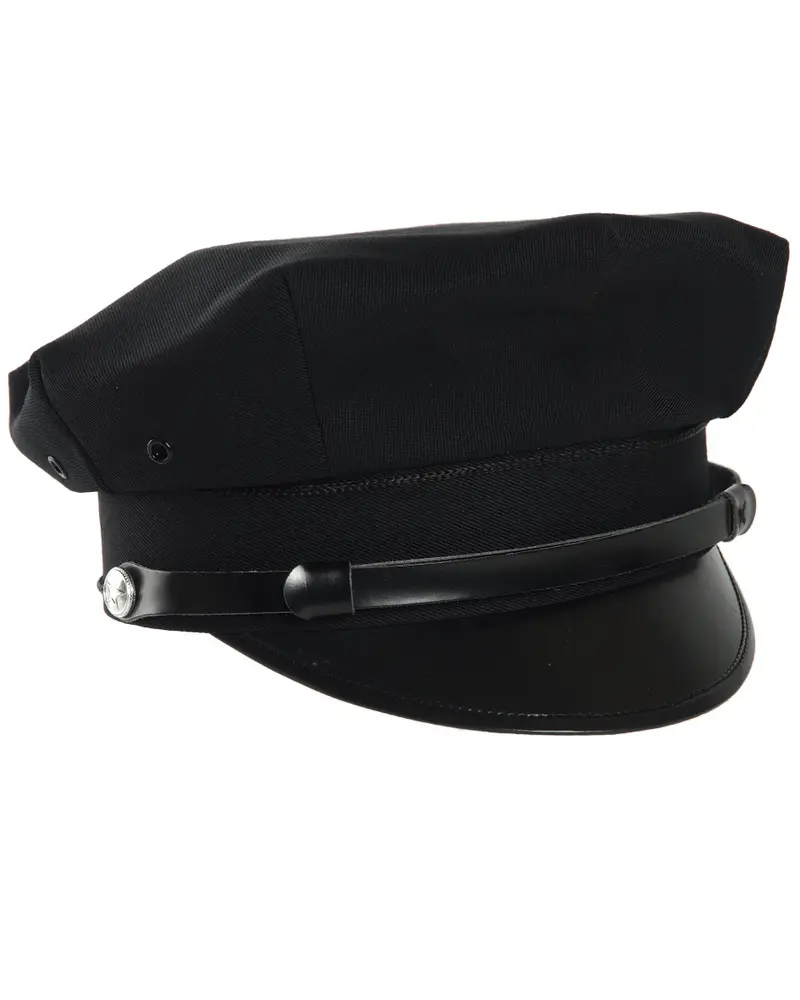 Mil-Tec Gorra Policial Americana con Insignia - Negra