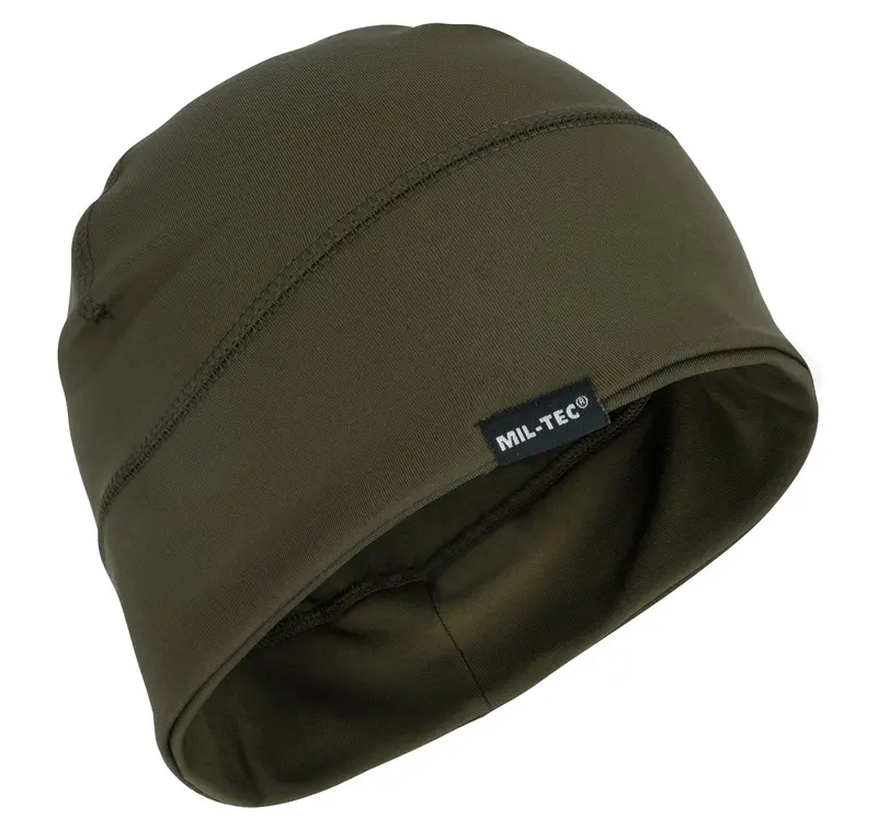 Mil-Tec Gorro Elástico Fleece Verde Oliva - Gorro Militar Táctico de Forro Polar