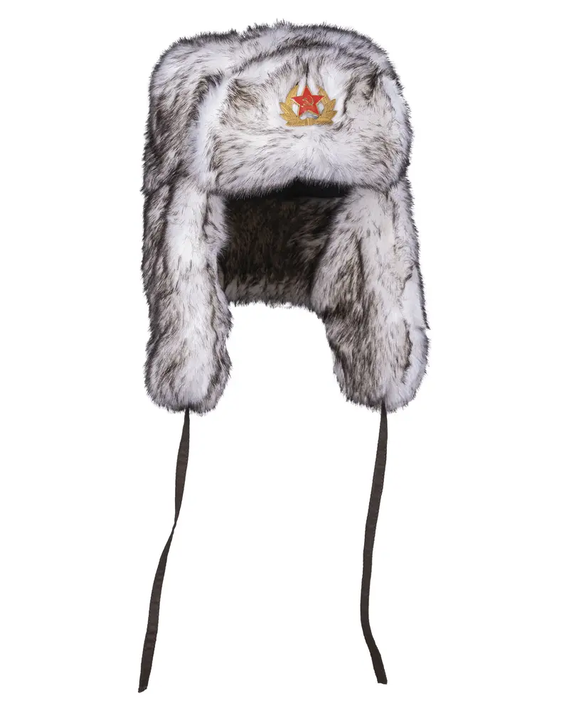 Mil-Tec Gorro Ruso de Invierno Shapka Blanco - Protección Térmica Militar