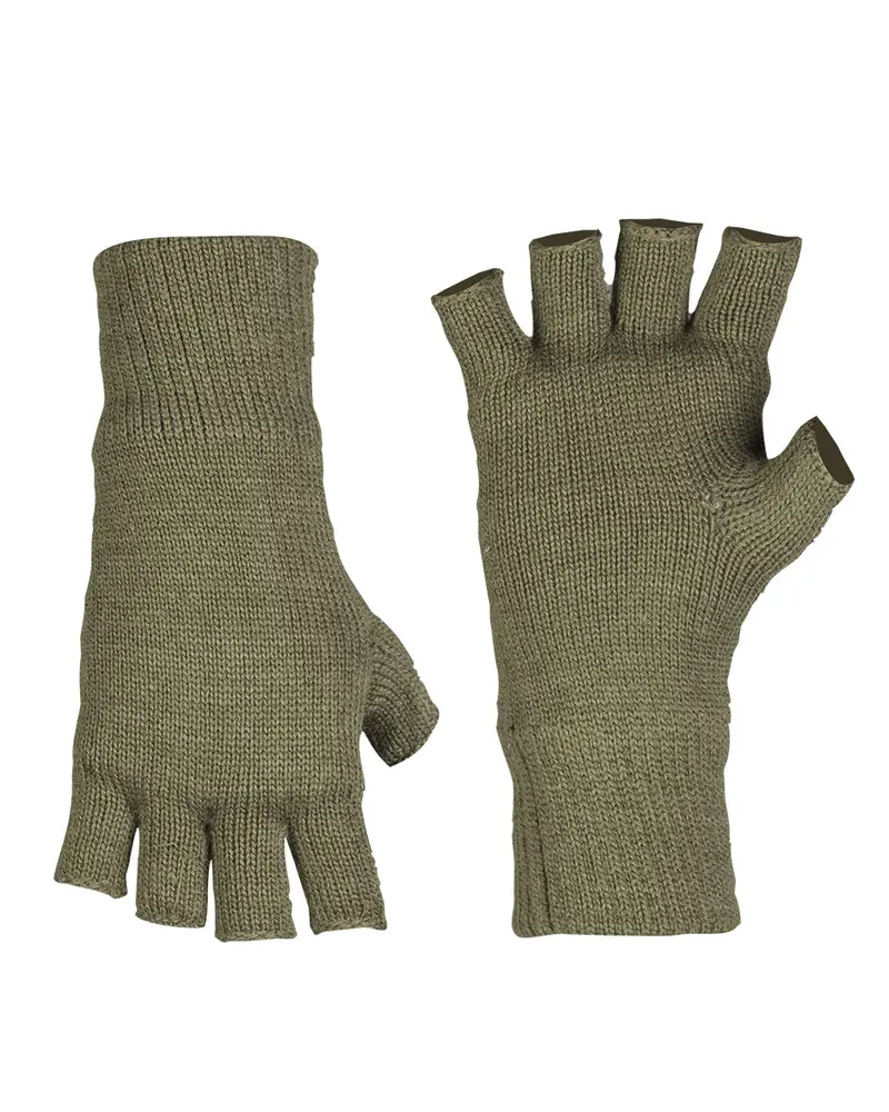 Mil-Tec Guantes Sin Dedos Thinsulate™ Oliva - Fingerlinge Tácticos