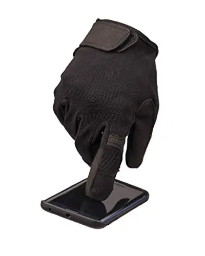 Mil-Tec Guantes Tácticos Touch Negro Talla M - Airsoft Paintball Outdoor