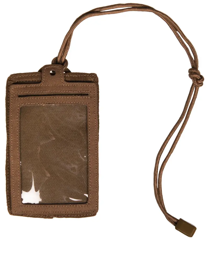 Mil-Tec ID Card Case Dark Coyote - Portaidentificación Táctica Militar