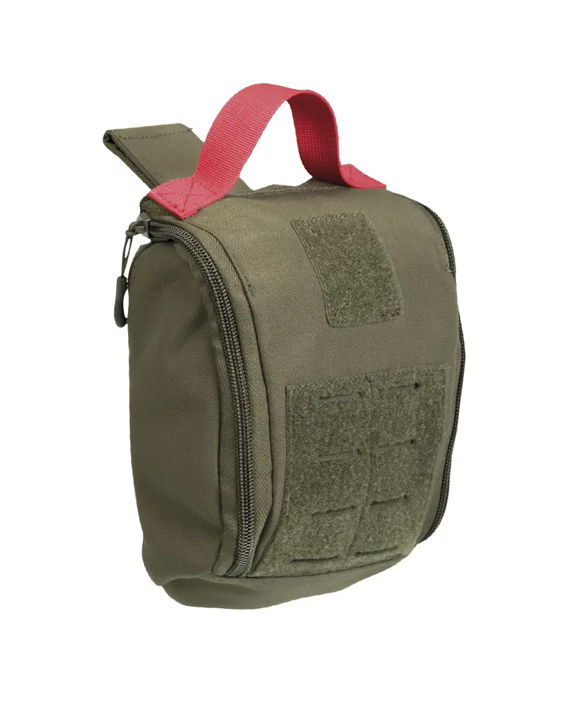 Mil-Tec IFAK Pouch Laser Cut Oliva - Portaequipos Médico Táctico