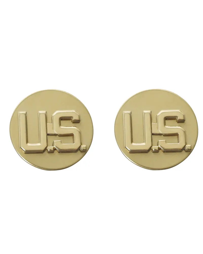 Mil-Tec Insignias US Army EM Kragenabzeichen - Par de Distintivos Militares Originales