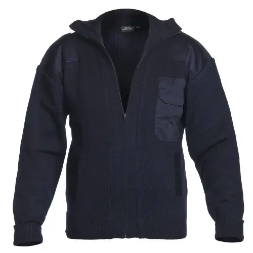 Mil-Tec Jersey Hombre Azul Marino Talla 50 - Prenda Militar Resistente