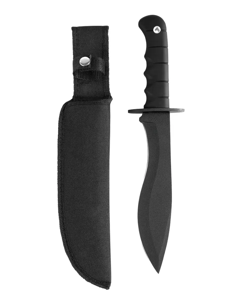 Mil-Tec Kampfmesser M.Machetenklinge - Cuchillo Táctico con Hoja de Machete para Supervivencia y Bushcraft