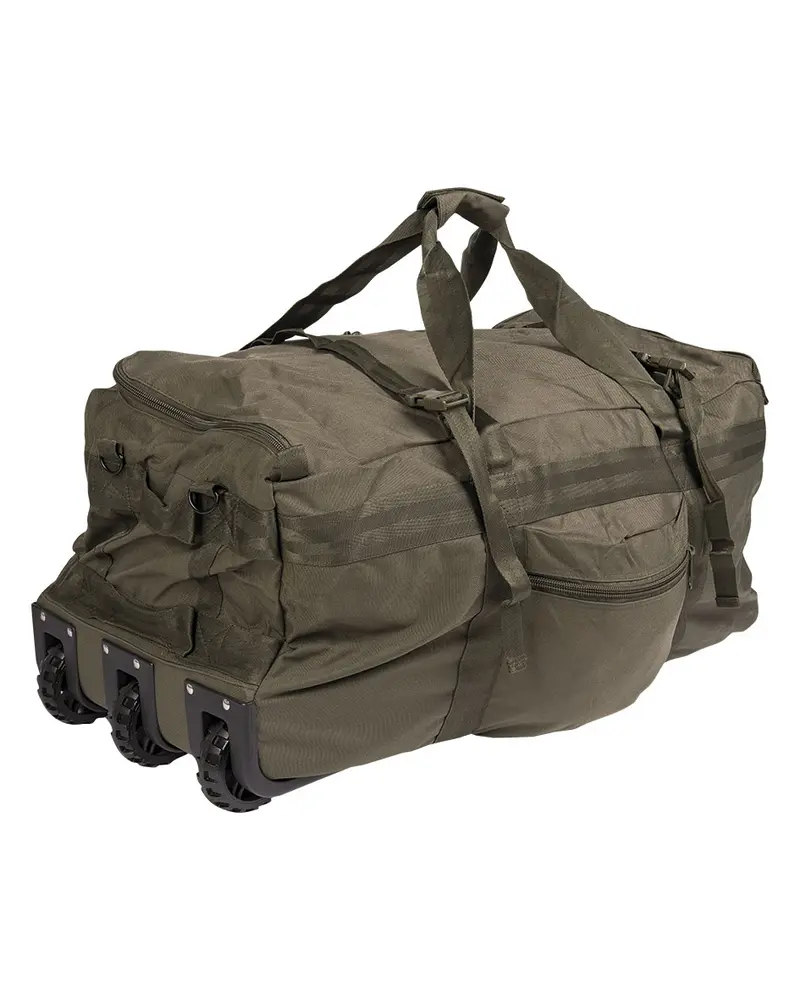 Mil-Tec Kampftrageseesack Petate Militar con Ruedas Color Oliva