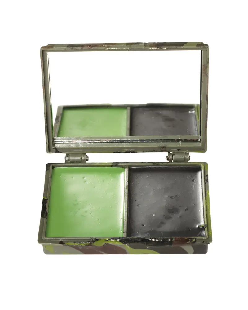 Mil-Tec Kit Maquillaje Camuflaje 2 Colores con Espejo