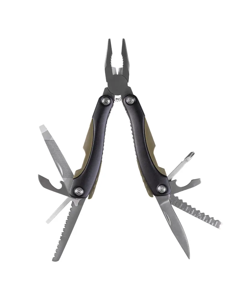Mil-Tec Kombi Tool Oliv - Herramienta Multiusos Táctica Militar