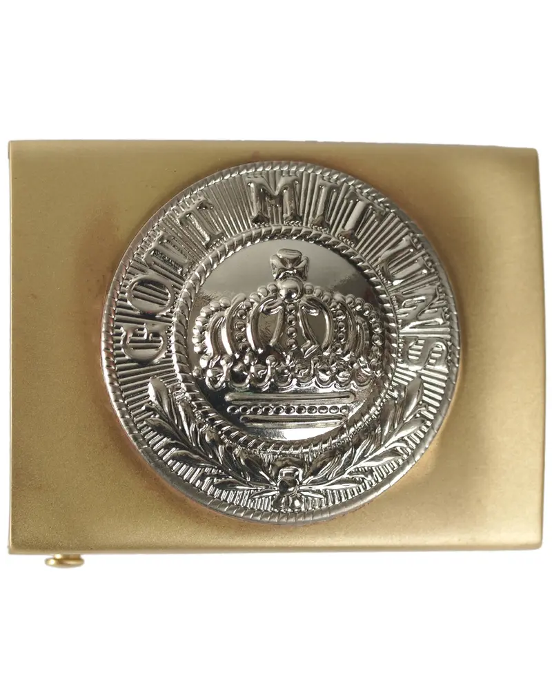 Mil-Tec Koppelschloss 45mm Preussen Messing - Hebilla Militar de Latón Prusiana