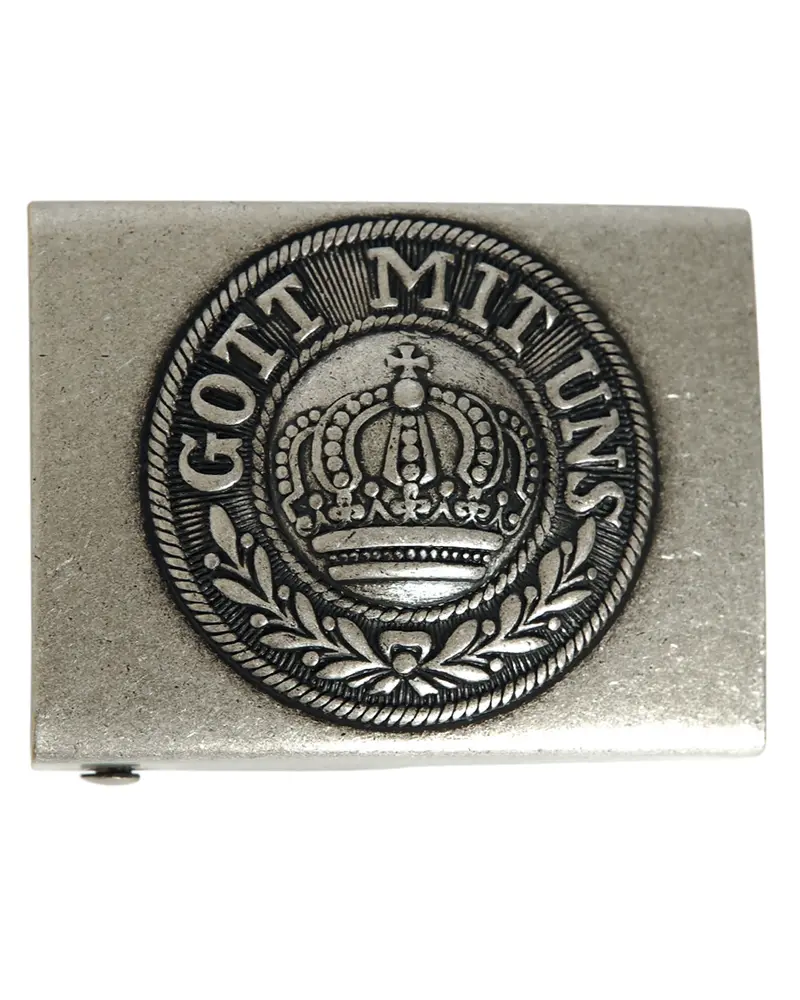 Mil-Tec Koppelschloss Preussen Feldgrau - Hebilla Militar Prusiana Histórica