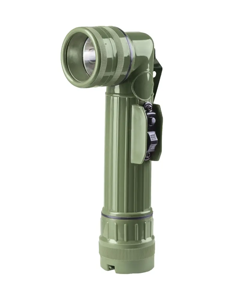 Mil-Tec Linterna Angular Militar US Winkeltaschenlampe Color Oliva
