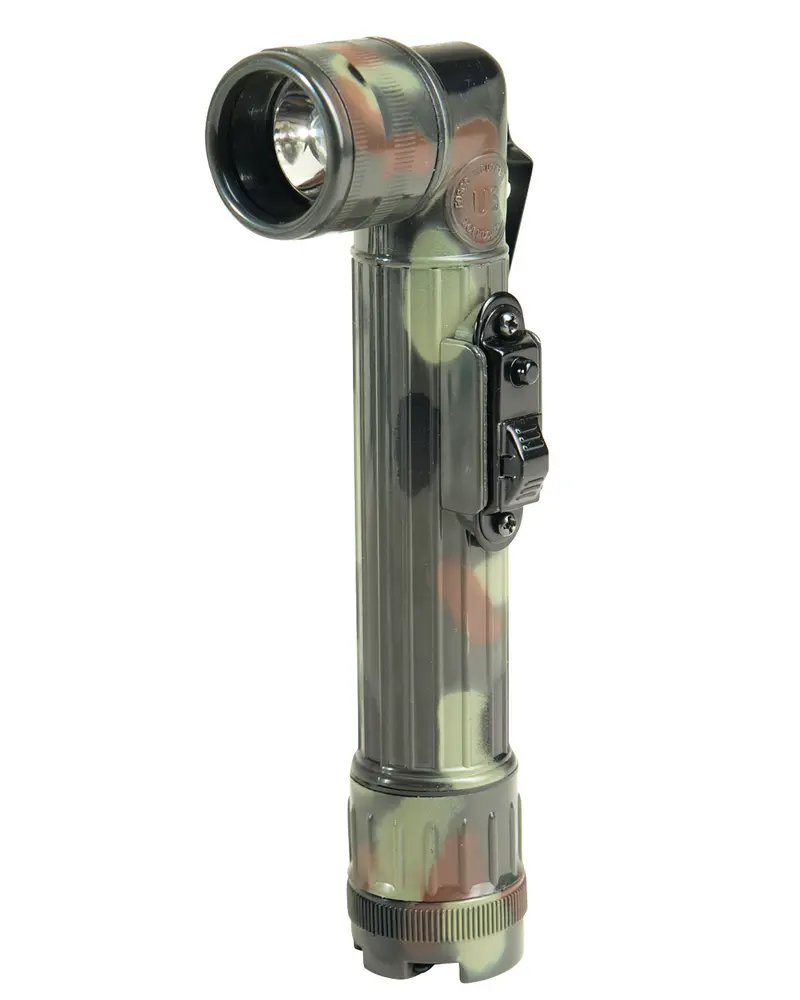Mil-Tec Linterna LED Táctica Militar Camuflaje Flecktarn Compacta