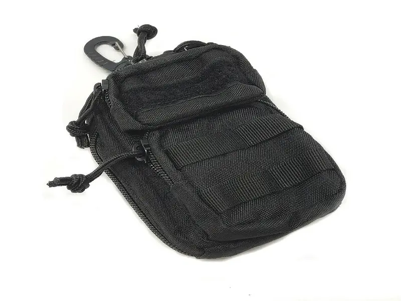 Mil-Tec Llavero Assault Pack Negro - Réplica Táctica Miniatura