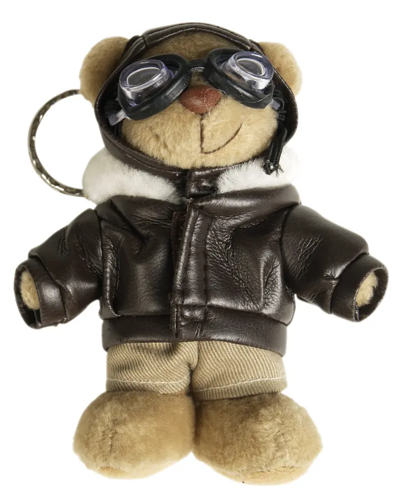 Mil-Tec Llavero Osito Aviador Teddy Pilot - Accesorio Militar Táctico