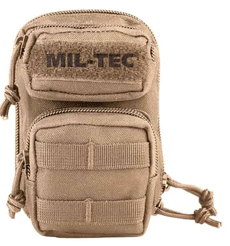 Mil-Tec Llavero táctico Assault Pack incluye mosquetón • Mini mochila llavero con lazo Molle • Mosquetón llavero para el día a día y al aire libre • Bolsillo para llaves en varios colores, verde oliva