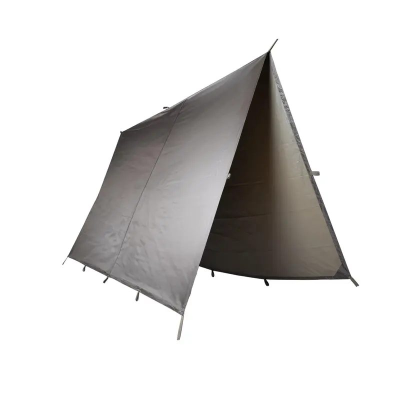 Mil-Tec Lona Impermeable PE 3x3m Verde Oliva - Tarp Reforzado para Camping