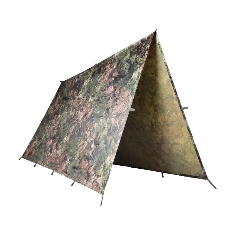 Mil-Tec Lona Impermeable PE 3x3m WASP - Toldo Reforzado para Camping y Exterior