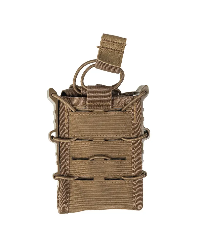 Mil-Tec MAG.TASCHE OPEN TOP FLEX SINGLE DARK COYOTE - Portacargador Táctico Flexible