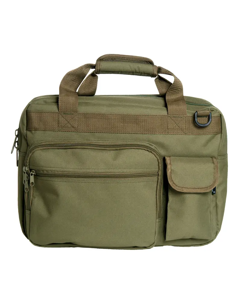Mil-Tec Maletín Portátil Aktentasche Oliva - Bolsa Laptop Militar Táctica