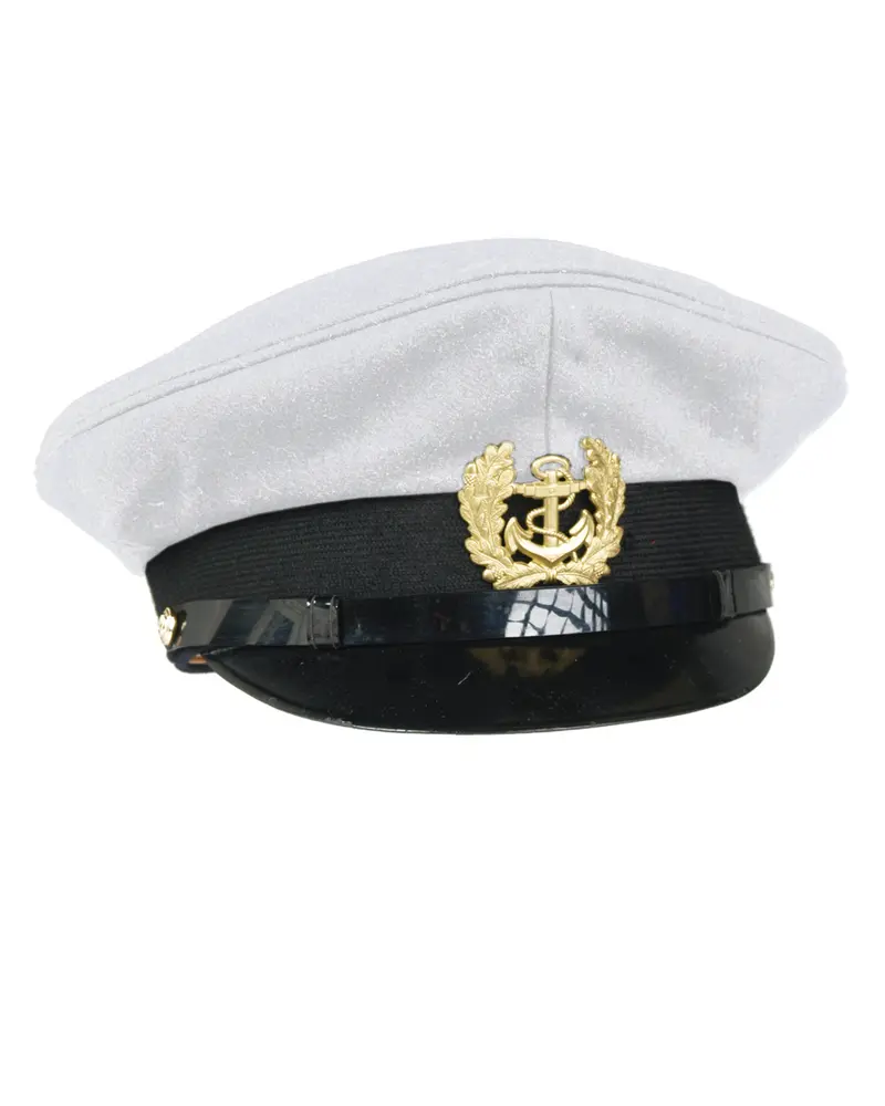 Mil-Tec Marine Schirmmütze Gorra Naval Militar Blanca Estilo Oficial Marina