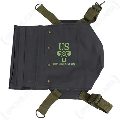 Mil-Tec Maskentasche-18654300 Masktasche Schwarz Einheitsgröße
