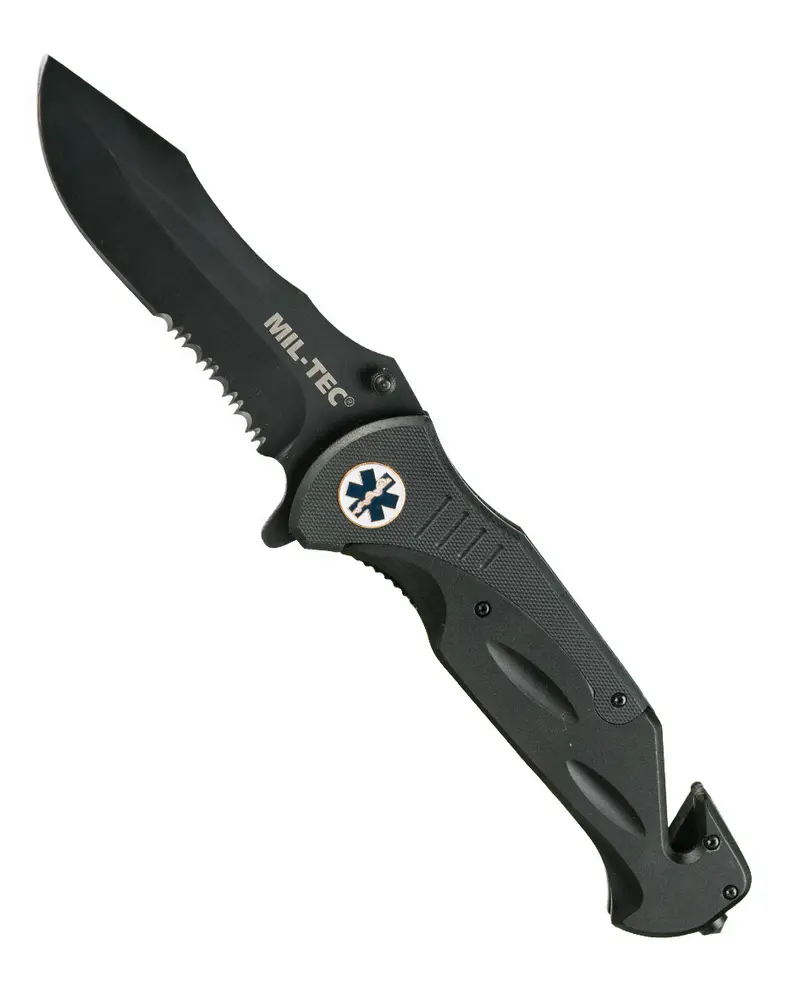 Mil-Tec Medical Pocket Knife 440/G10 - Navaja Táctica Médica Profesional