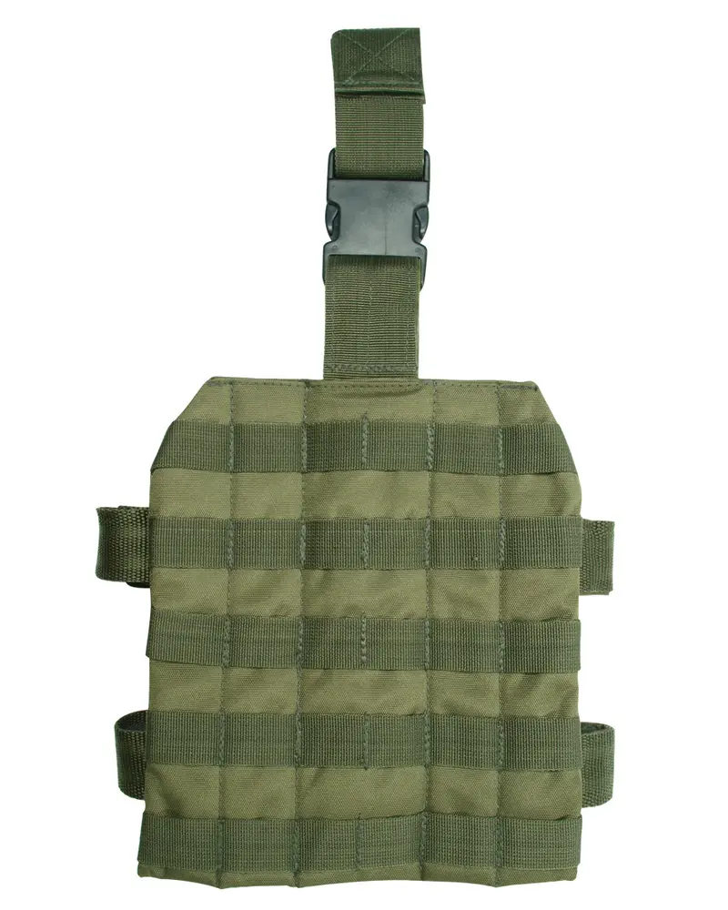 Mil-Tec MOLLE Beinadapter Oliv - Adaptador Táctico Modular para Pierna