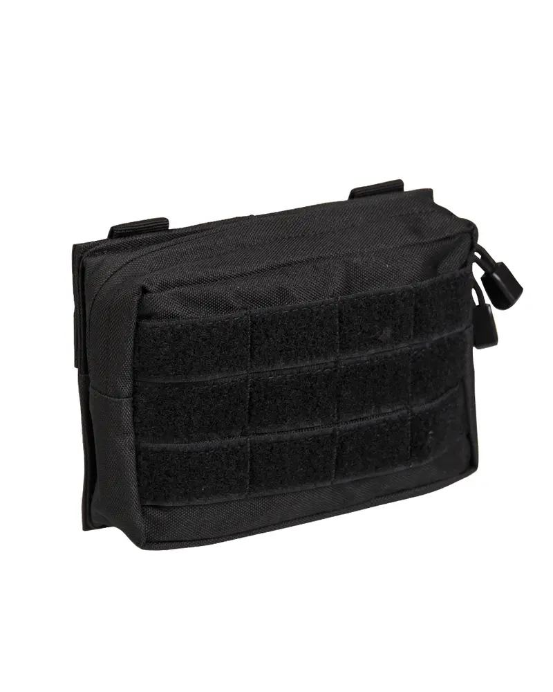 Mil-Tec MOLLE Belt Pouch SM Negro - Riñonera Táctica Unisex Sistema MOLLE